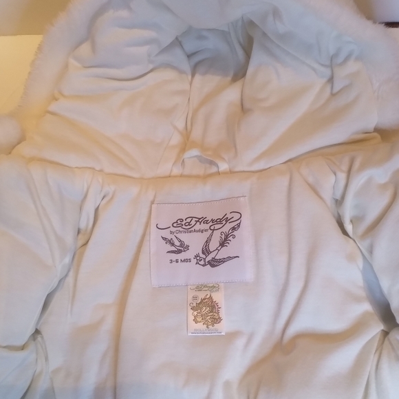 ED HARDY CHILDS HOODED COAT - Picture 3 of 5